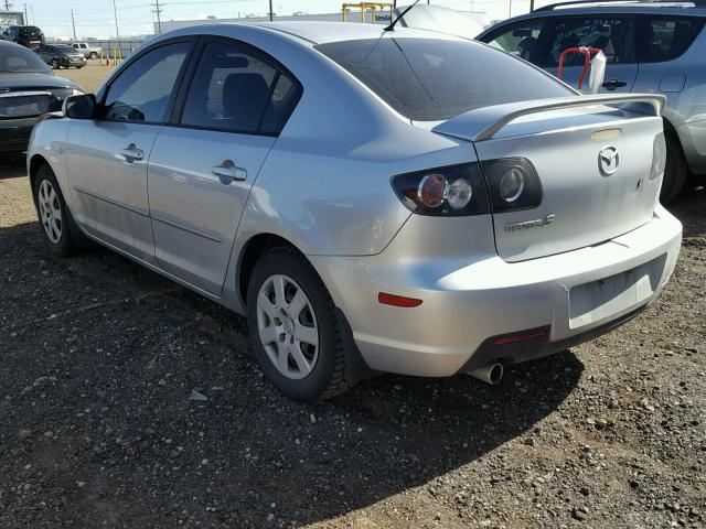 JM1BK12G571619779 - 2007 MAZDA 3 I SILVER photo 3