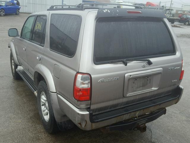 JT3HN86R820381872 - 2002 TOYOTA 4RUNNER SR SILVER photo 3