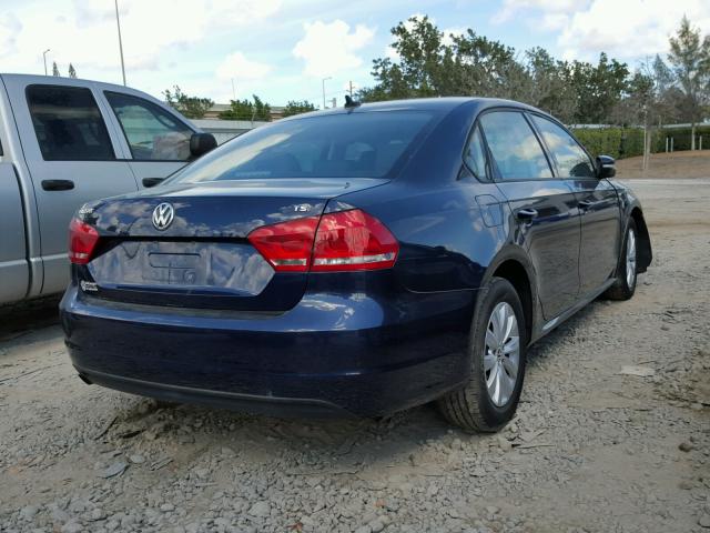 1VWAT7A36FC041623 - 2015 VOLKSWAGEN PASSAT S BLUE photo 4