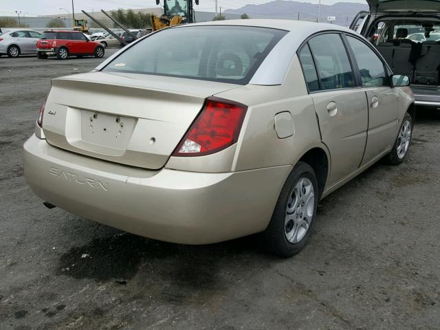 1G8AJ52FX3Z155424 - 2003 SATURN ION LEVEL GOLD photo 4