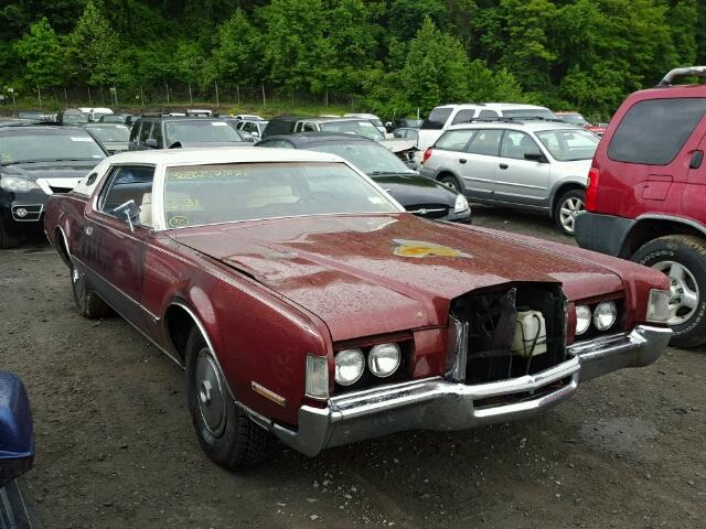 2Y89A877079 - 1972 LINCOLN MARK IV BURGUNDY photo 1