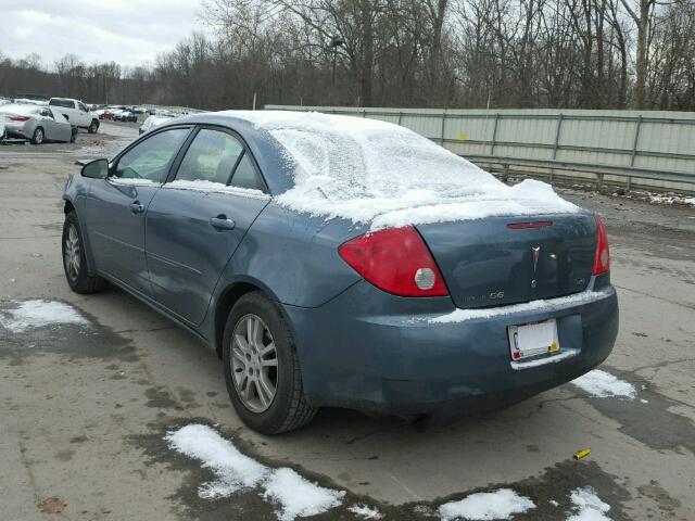 1G2ZG528954178125 - 2005 PONTIAC G6 BLUE photo 3