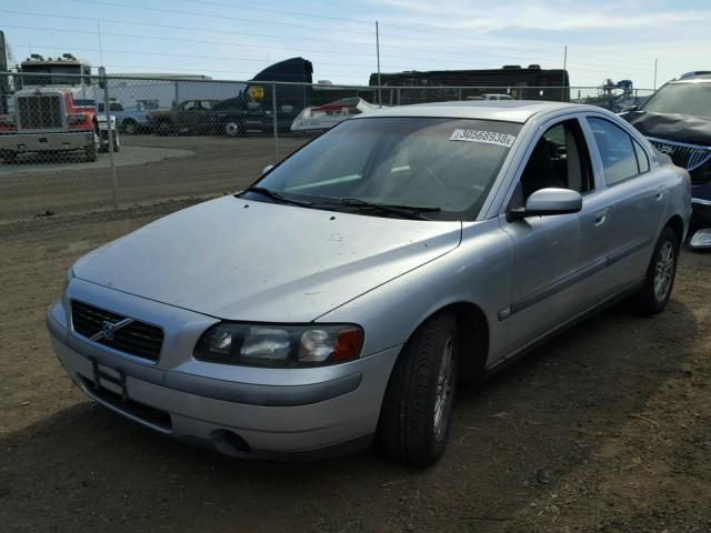 YV1RS64AX42333625 - 2004 VOLVO S60 SILVER photo 2