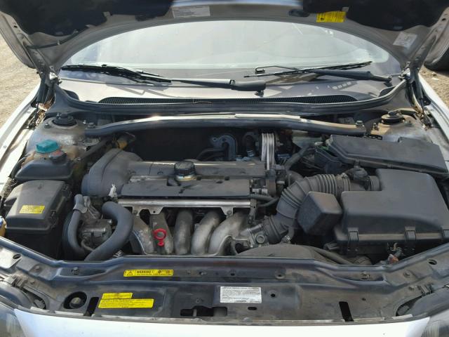YV1RS64AX42333625 - 2004 VOLVO S60 SILVER photo 7