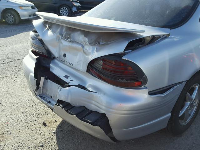 1G2WP52K51F146821 - 2001 PONTIAC GRAND PRIX 银色 照片 9