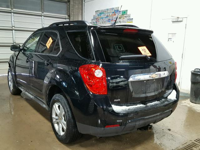 2CNFLEEC8B6394807 - 2011 CHEVROLET EQUINOX LT BLACK photo 3