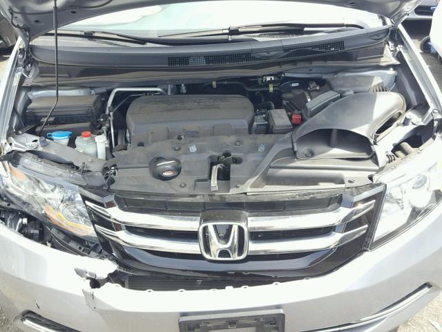 5FNRL5H2XGB121129 - 2016 HONDA ODYSSEY LX SILVER photo 7