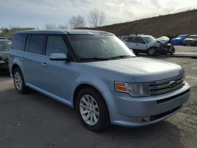 2FMEK62C29BA02303 - 2009 FORD FLEX SEL BLUE photo 1