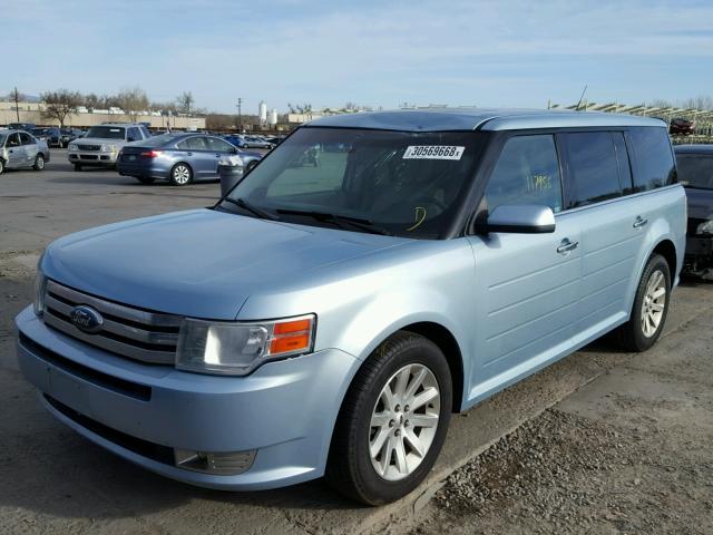2FMEK62C29BA02303 - 2009 FORD FLEX SEL ლურჯი ფოტო 2