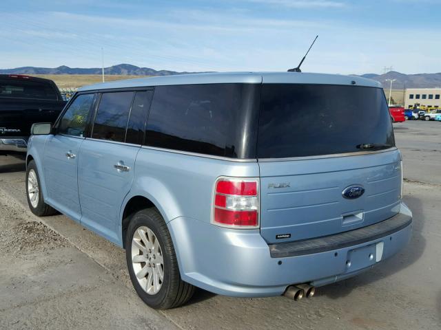 2FMEK62C29BA02303 - 2009 FORD FLEX SEL ლურჯი ფოტო 3
