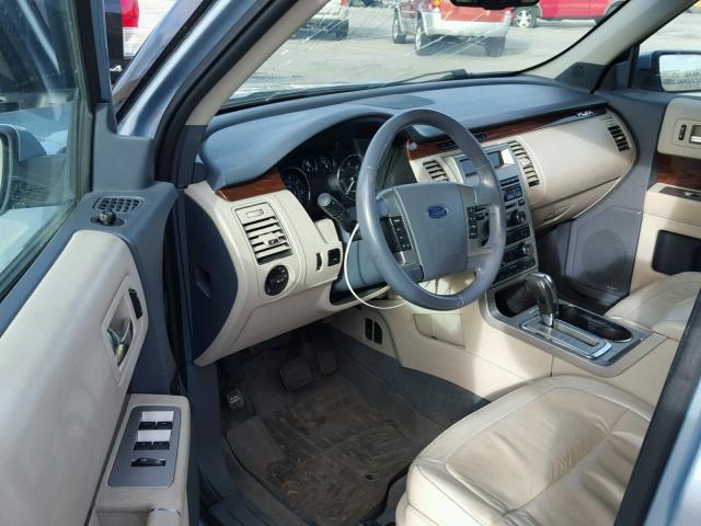2FMEK62C29BA02303 - 2009 FORD FLEX SEL ლურჯი ფოტო 9