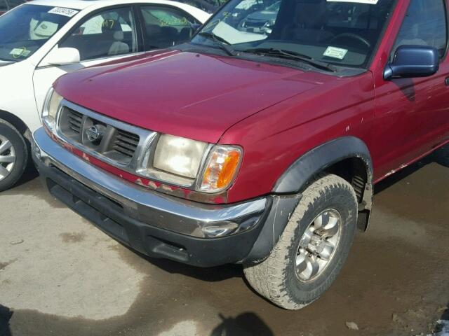 1N6ED26Y9XC314934 - 1999 NISSAN FRONTIER K RED photo 9