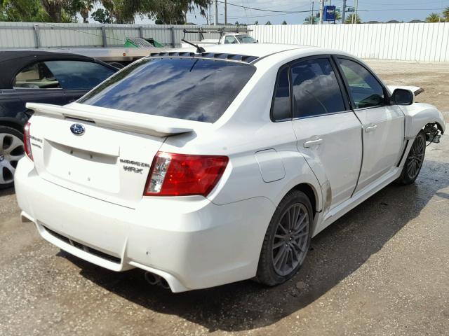 JF1GV7F6XDG004418 - 2013 SUBARU IMPREZA WR WHITE photo 4