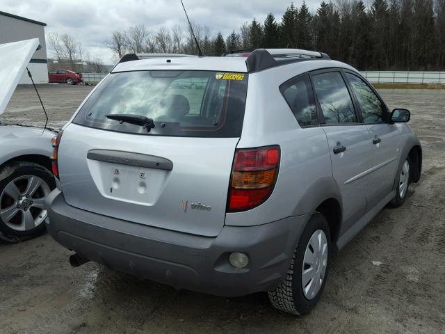 5Y2SL65876Z438567 - 2006 PONTIAC VIBE SILVER photo 4