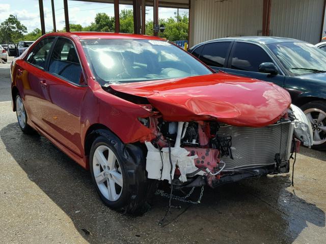 4T1BF1FKXDU717554 - 2013 TOYOTA CAMRY L RED photo 1