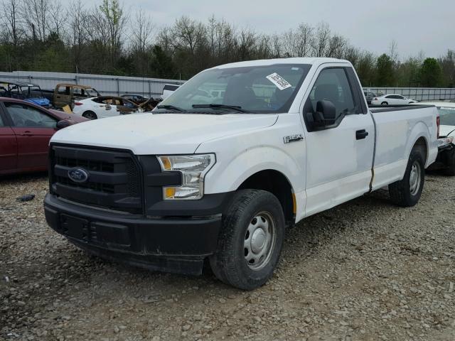 1FTMF1C86HKC16894 - 2017 FORD F150 WHITE photo 2