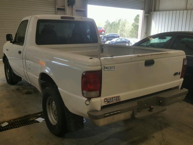 1FTYR10U33PA14598 - 2003 FORD RANGER WHITE photo 3