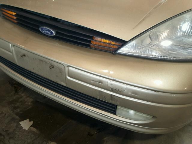 1FAFP38321W375561 - 2001 FORD FOCUS ZTS TAN photo 9