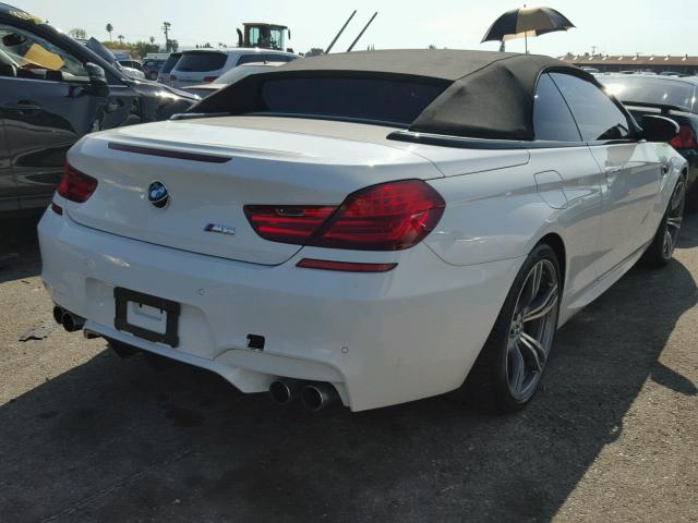 WBS6G9C56GD932023 - 2016 BMW M6 WHITE photo 4