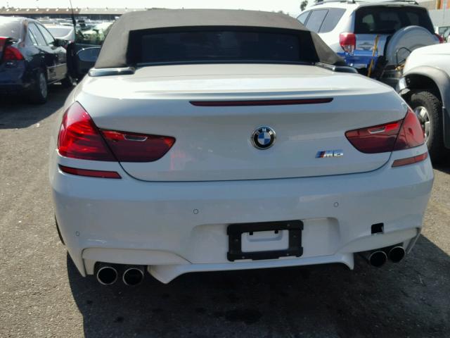 WBS6G9C56GD932023 - 2016 BMW M6 WHITE photo 9