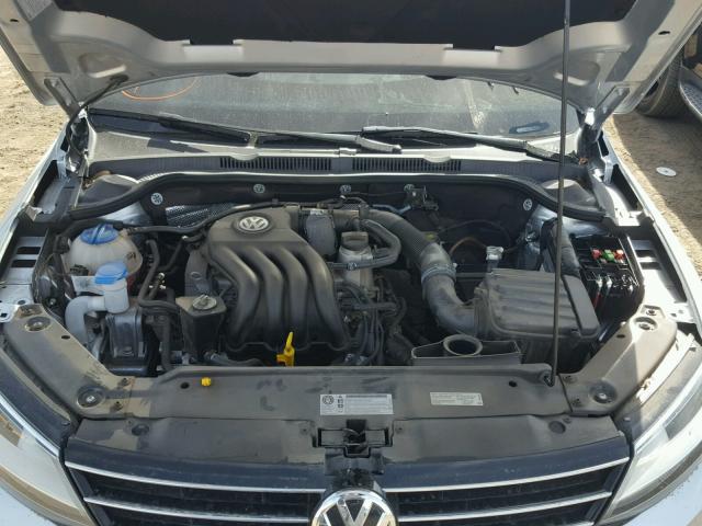 3VW1K7AJ7FM326377 - 2015 VOLKSWAGEN JETTA BASE 银色 照片 7