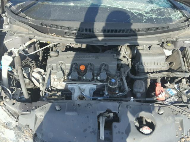 19XFB2F73FE034681 - 2015 HONDA CIVIC SE GRAY photo 7