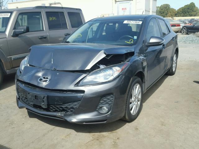 JM1BL1MP9D1787544 - 2013 MAZDA 3 I CHARCOAL photo 2