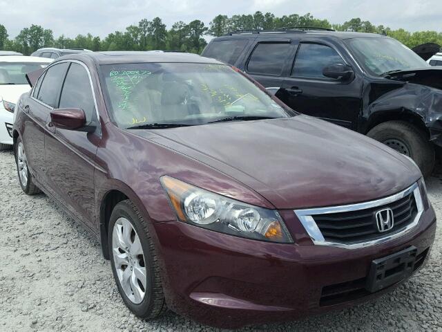 1HGCP26889A133051 - 2009 HONDA ACCORD EXL BURGUNDY photo 1