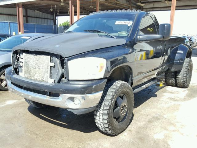 3D7KS26C76G104625 - 2006 DODGE RAM 2500 S BLACK photo 2