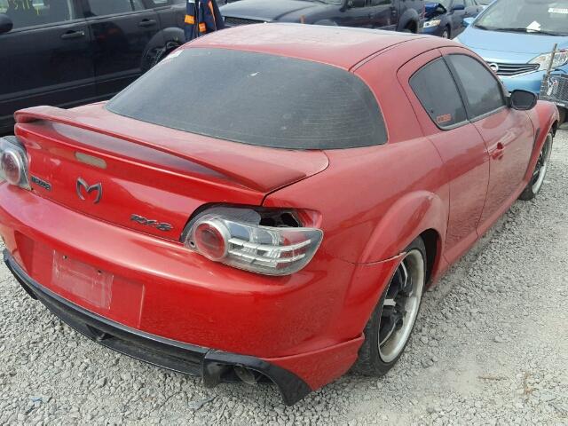 JM1FE173950158426 - 2005 MAZDA RX8 RED photo 4