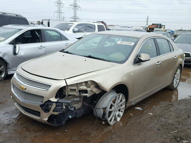 1G1ZK57718F260507 - 2008 CHEVROLET MALIBU LTZ 金色 照片 2