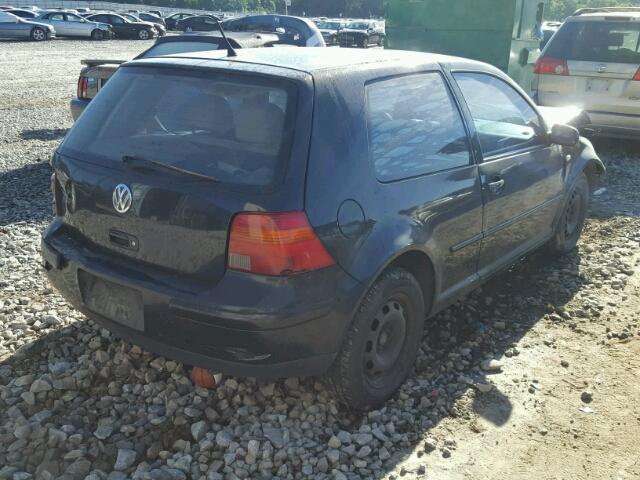 9BWBK61JX34053742 - 2003 VOLKSWAGEN GOLF GL BLACK photo 4