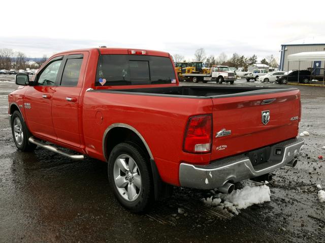 1C6RR7GT2DS694813 - 2013 RAM 1500 SLT RED photo 3