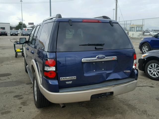 1FMEU74E66UA32912 - 2006 FORD EXPLORER E BLUE photo 3