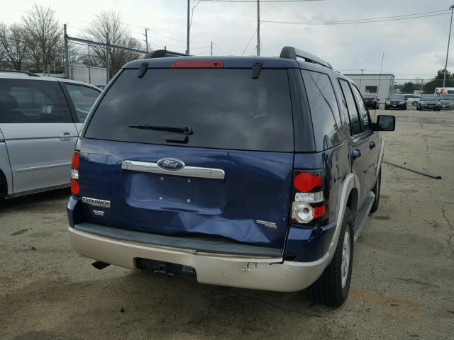1FMEU74E66UA32912 - 2006 FORD EXPLORER E BLUE photo 4