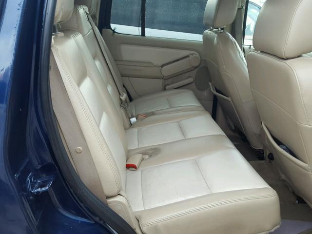 1FMEU74E66UA32912 - 2006 FORD EXPLORER E BLUE photo 6