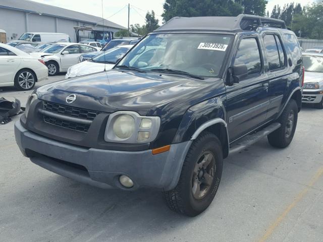 5N1ED28T43C698566 - 2003 NISSAN XTERRA XE BLACK photo 2