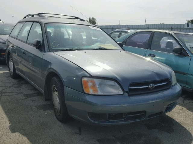 4S3BH6351Y7312116 - 2000 SUBARU LEGACY L GREEN photo 1