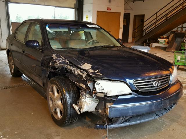 JNKDA31A52T013334 - 2002 INFINITI I35 BLUE photo 1