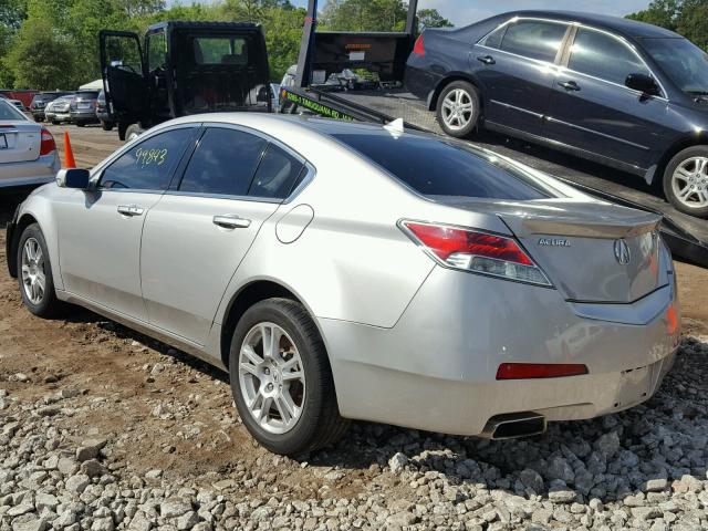 19UUA8F58AA026228 - 2010 ACURA TL SILVER photo 3