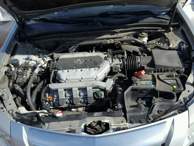 19UUA8F58AA026228 - 2010 ACURA TL SILVER photo 7