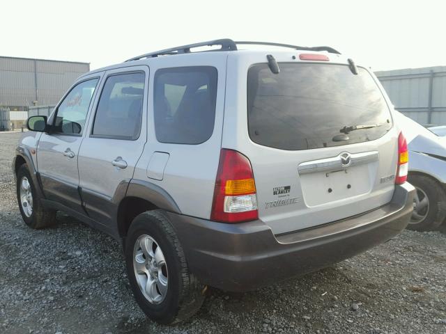 4F2YZ94143KM38142 - 2003 MAZDA TRIBUTE LX SILVER photo 3