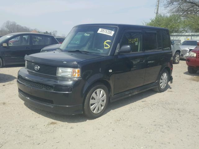 JTLKT324850209693 - 2005 TOYOTA SCION XB BLACK photo 2