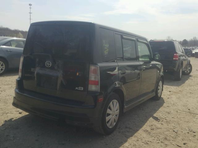 JTLKT324850209693 - 2005 TOYOTA SCION XB BLACK photo 4