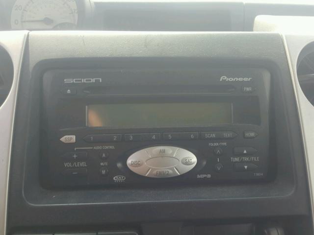 JTLKT324850209693 - 2005 TOYOTA SCION XB BLACK photo 9