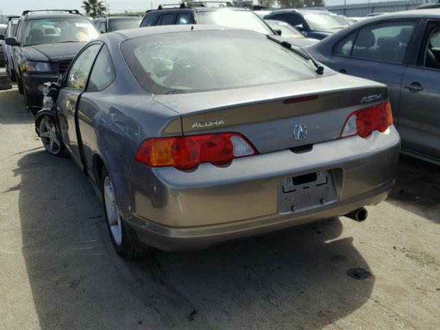 JH4DC53023C005557 - 2003 ACURA RSX TYPE-S SILVER photo 3