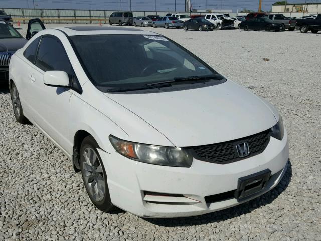 2HGFG12969H504943 - 2009 HONDA CIVIC EXL WHITE photo 1