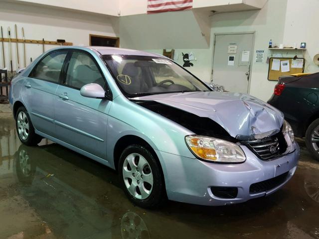 KNAFE121785563145 - 2008 KIA SPECTRA EX SILVER photo 1