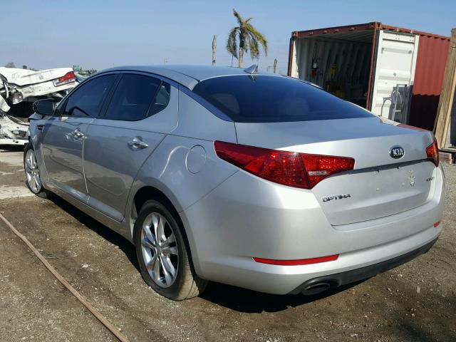 5XXGN4A78DG139879 - 2013 KIA OPTIMA EX SILVER photo 3