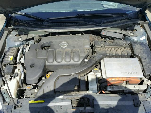 1N4CL21E27C236478 - 2007 NISSAN ALTIMA HYB BLUE photo 7